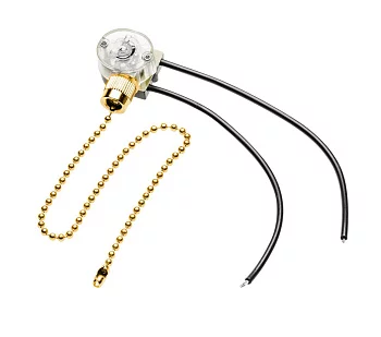 GTV: Выключатель - цепочка, max 750W, золото AE-WLLAN1-90