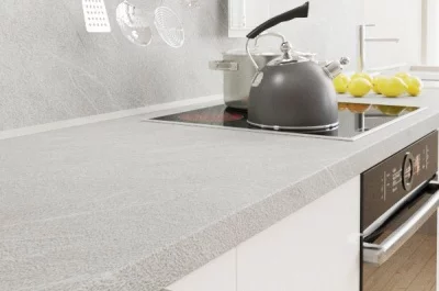 118.LUNA Столешница R3 4200х600х38,8 Луна светлая