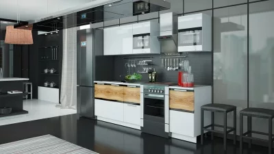 Кухонный гарнитур длиной - 240 см