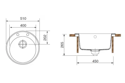 Мойка Ronda ROG 610-41, выпуск 3,5", стоп-вентиль в комплекте, цвет оникс Мойка Ronda ROG 610-41, выпуск 3,5", стоп-вентиль в комплекте, цвет оникс