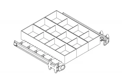 Органайзер JOLLY, отделка транспарент
