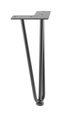 GTV: Ножка NM-ARTO-12-3R304 черный матовый, 3 прутка, D-12 мм, H-304: NM-ARTO-12-3R304-20M