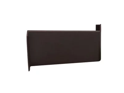 Накладка декоративная для навеса шкафа 806000400DX, коричневая, правая