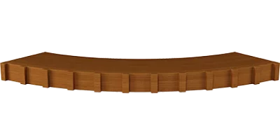 Планка подфризовая закругленная, коллекция Ника