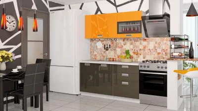 Кухонный гарнитур длиной - 210 см