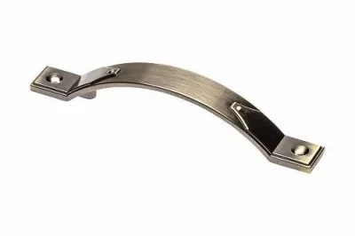 GTV: Ручка мебельная ARCHE C=96 мм, брашированная латунь UZ-ARCH096-AEB