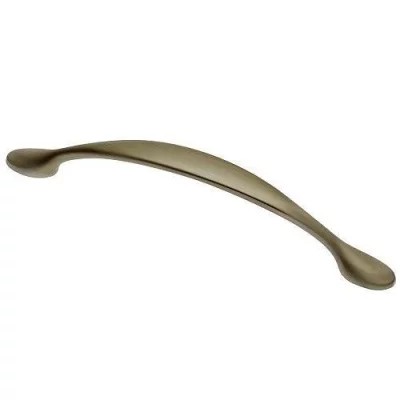 GTV: Ручка мебельная CAMAIO C=128мм, брашированная латунь UZ-CAMAI-128-09