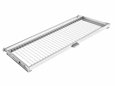 Комплект посудосушителя для тарелок/чашек в базу 900мм(для плиты 18мм), с алюмин. рамой и пласт. поддоном, регулировка по глубине