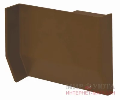 801 Заглушка для мебельного навеса, пластик, коричневая, правая: K013.C00R.971