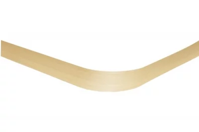 8040 Закругление для цоколя ПВХ Н.120, шпон абачи