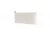 Накладка декоративная для навеса шкафа 806000100SX, белая, левая
