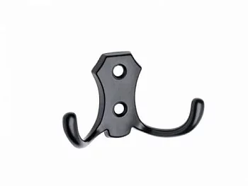 GTV: Мебельный крючок K-24 B0, черный WZ-B0-K24-20