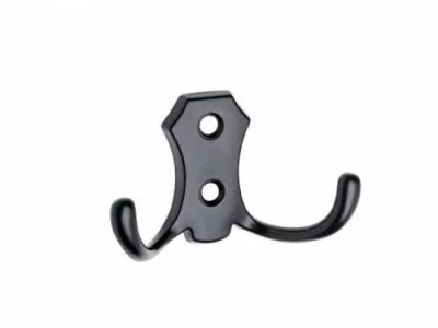 GTV: Мебельный крючок K-24 B0, черный WZ-B0-K24-20