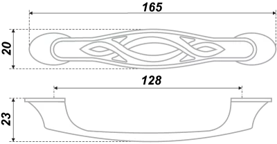 Boyard: Ручка мебельная RS407EAB.4/128
