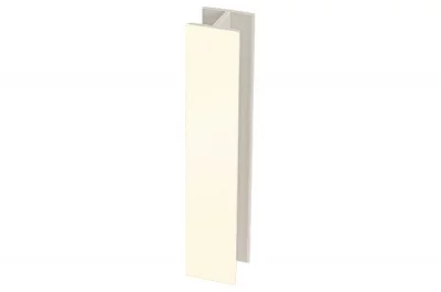 74 Стык для цоколя ПВХ, L=4000, слоновая кость