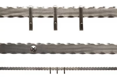 Рейлинг 600мм, серебро античное