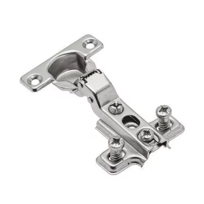 GTV: Петля мини GTV Ø26 + ответная Планка H=0 с евро шурупом ZP-CIBI8H0ZE