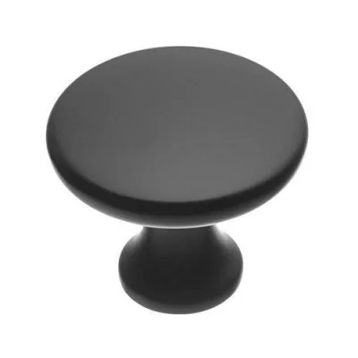 GTV: Ручка-кнопка UDINE, черный хром GZ-UDINE-1-20M