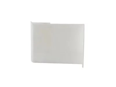 Накладка декоративная для навеса шкафа 801000100SX, белая, левая