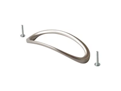 Ручка-скоба 128мм, шлифованный никель