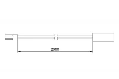 Кабель соединительный для LED Profile, 2000мм
