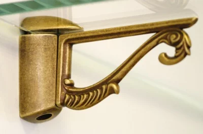 Менсолодержатель пеликан классический, отделка бронза, комплект 2 штуки