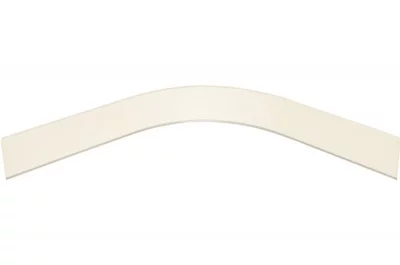 10 Закругление универсальное для цоколя ПВХ Н.100, ваниль