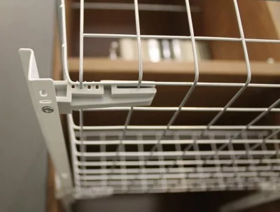 Корзина сетчатая 190х400х400 мм, металлик серебристый FIRMAX