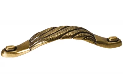 Ручка-скоба 128мм, отделка бронза "Валенсия"