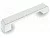 RITTO Ручка-скоба 256мм белый глянец с шлиф. гранями: US48R16/256