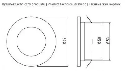 GTV: Комплект квадратных светодиодных светильников BARRI Plus (внутренний), 3x1,5W, 27 диодов, 230VAC, 2700K, холодный белый LD-OBP27ZB-53