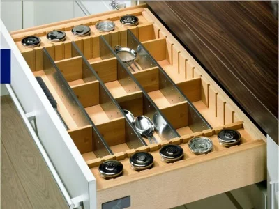 Hettich: 9086451: Лоток для столовых приборов OrgaTray Deluxe 2 для InnoTech ширина 900 мм, длина 470 мм