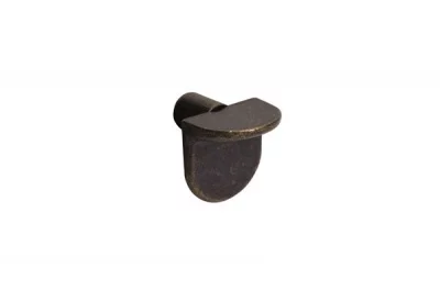 Полкодержатель Г-образный малый, отделка бронза (за 100 штук)