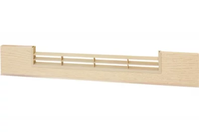 0114 Решётка вентиляционная для цоколя ПВХ H.100, L=600, Позитано NEW