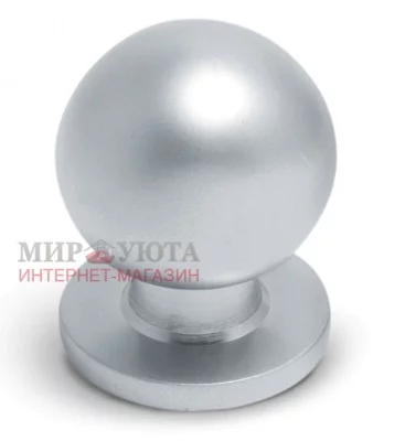 Ручка-кнопка D25мм хром матовый: GN3208