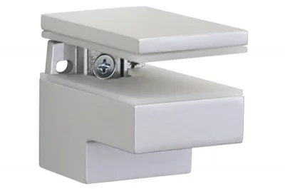 Менсолодержатель, отделка алюминий, комплект 2 штуки