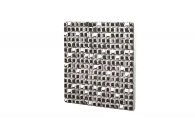 Ручка-кнопка 32мм, отделка серебро