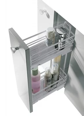 Kessebohmer: Пенал выдвижной отделка «ТИТАН», 2 полки, для фасадов шириной 150 мм