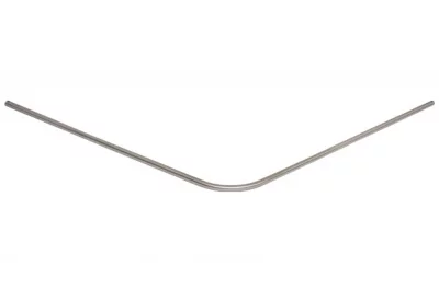 Поручень угловой 90", отделка сталь нержавеющая