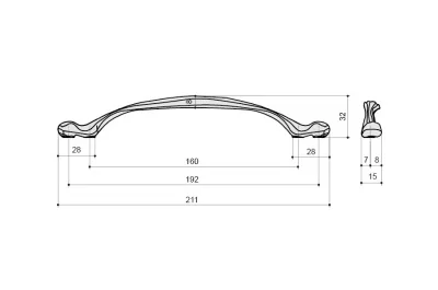 Bosetti: Ручка металлическая классическая - 15179Z19220.07