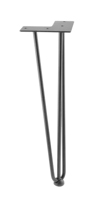 GTV: Ножка NM-ARTO-12-3R711 черный матовый, 3 прутка, D-12 мм, H-711: NM-ARTO-12-3R711-20M