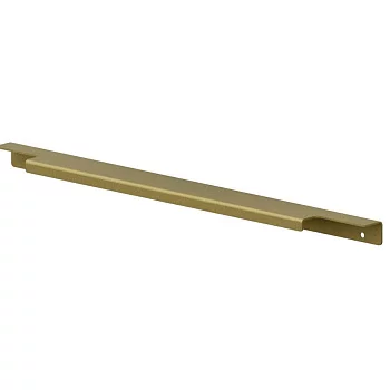 Ручка-профиль накладная 396мм, отделка бронза