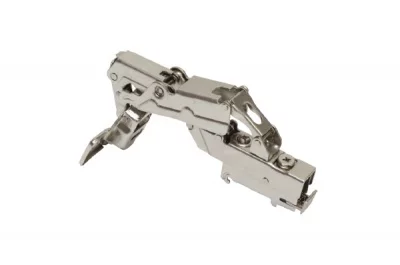 Петля 165 вкладная с доводчиком, 48мм, Clip-on (cam), отделка никель