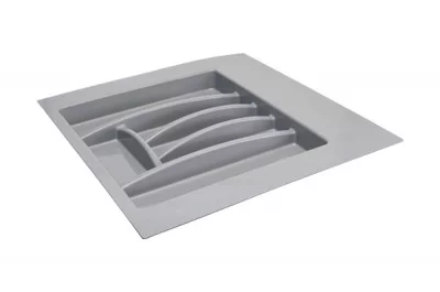 Ёмкость в базу 500-550 для столовых приборов, цвет серый