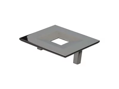 Ручка-кнопка 64мм, металл, хром