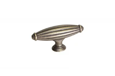 Ручка-кнопка, отделка бронза английская