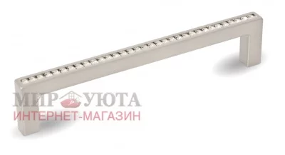 Ручка-скоба 128мм нерж. сталь с кристаллами Сваровски: WMN.335K.128.KR03