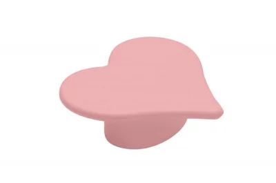 Ручка-кнопка 32 мм, отделка розовая