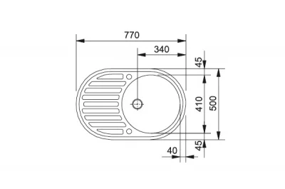 Мойка ROG 611, фрагранит бежевый, вентиль 3 1/2&quot; в комплекте