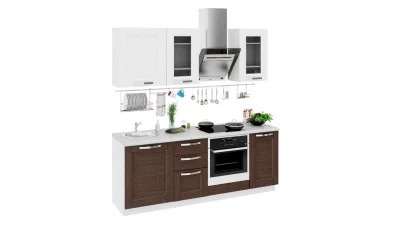 Кухонный гарнитур длиной - 210 см (со шкафом НБ)